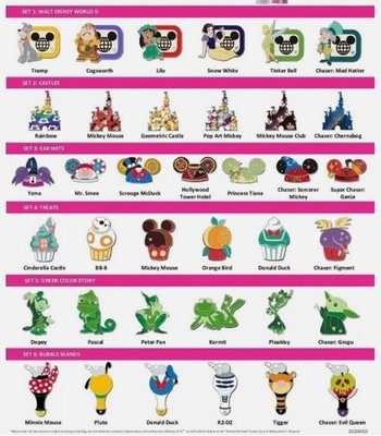 New Disney World Mystery Pins Wave A B Castle Ear Hats Treats