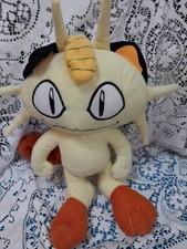 Pokemon Meowth Plush 13 Inch Nice Preowned Condition 2011