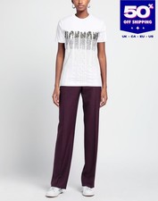 RRP€216 JOHN RICHMOND T-Shirt Size S White Sequins Short Sleeves Made in Italy