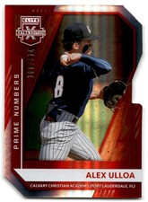 2021 Alex Ulloa Panini Elite Extra Edition Rookie Prime Numbers 108/174