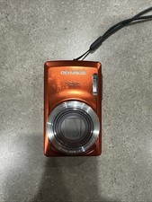 Olympus Stylus-7030 14.0MP Orange Digital Camera Not Tested