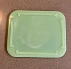 Original McKee Jadeite Uranium 5x4 Replacement Lid Refrigerator Dish
