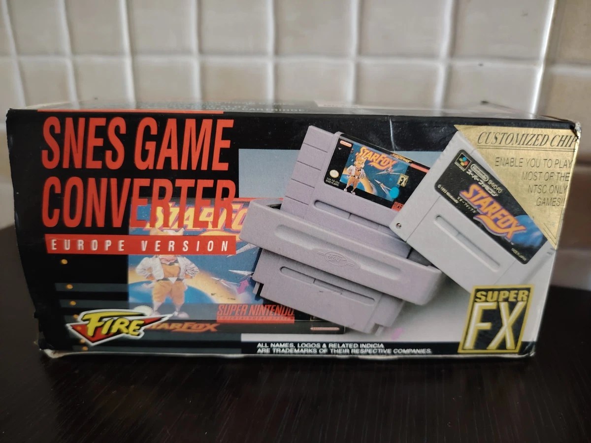 Fire SNES Game Converter Europe Version convertitore SNES MD-909 grigio