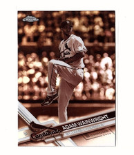 Adam Wainwright 2017 Topps Chrome Sepia Refractor St. Louis Cardinals #113