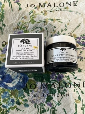 Origins Clear Improvement Charcoal Honey Mask 2.5oz/75ml NIB