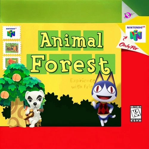 N64 Animal Forest/Animal Crossing 64 - Tested (Green)