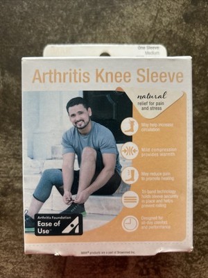 IMAK Arthritis Knee Support Sleeve Medium Designed for all-day Comfort & Support