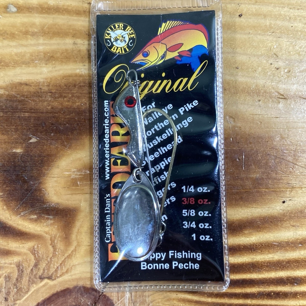 best fishing lures for erie county pa Erie Dearie Original Series Lure 3/8 Oz. Silver New In Package