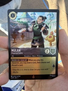 Disney Lorcana Mulan | eBay