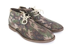 Replay Scarpe Da Uomo Alte In Pelle Marrone Camouflage EU46