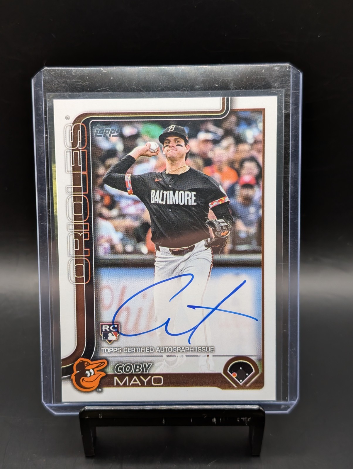 2025 Topps Series 1 - Flagship Real One Autographs Coby Mayo #20 (AU, RC)