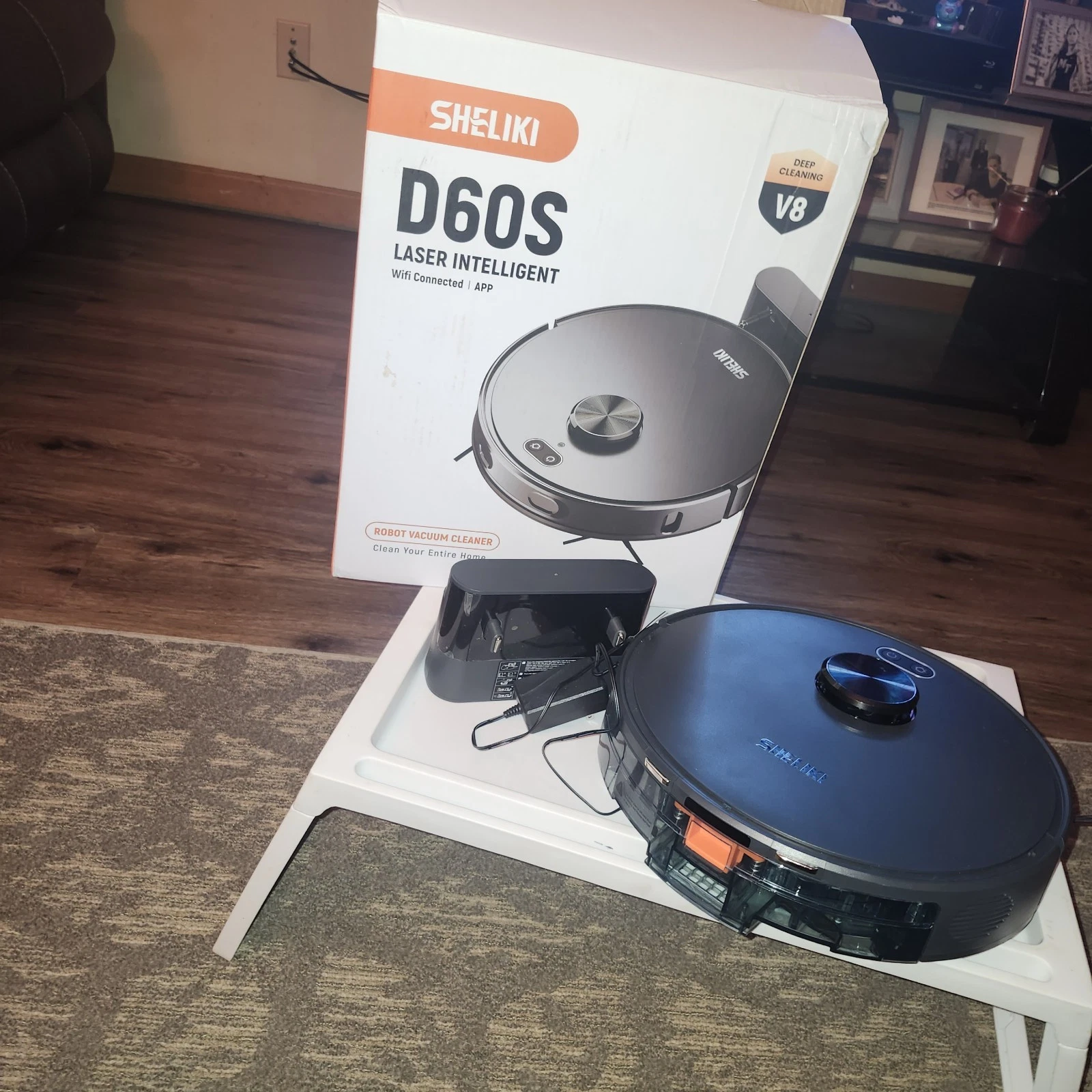 Robot Vaccuum And Mop With Navigation And Wifi