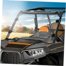 Front Windshield, Hard-coated PC Front Full Window  Scratch Resistant, Clear