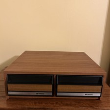 Videostak VHS Tape Storage Organizer Double Drawer 24 Slot Excellent Shape