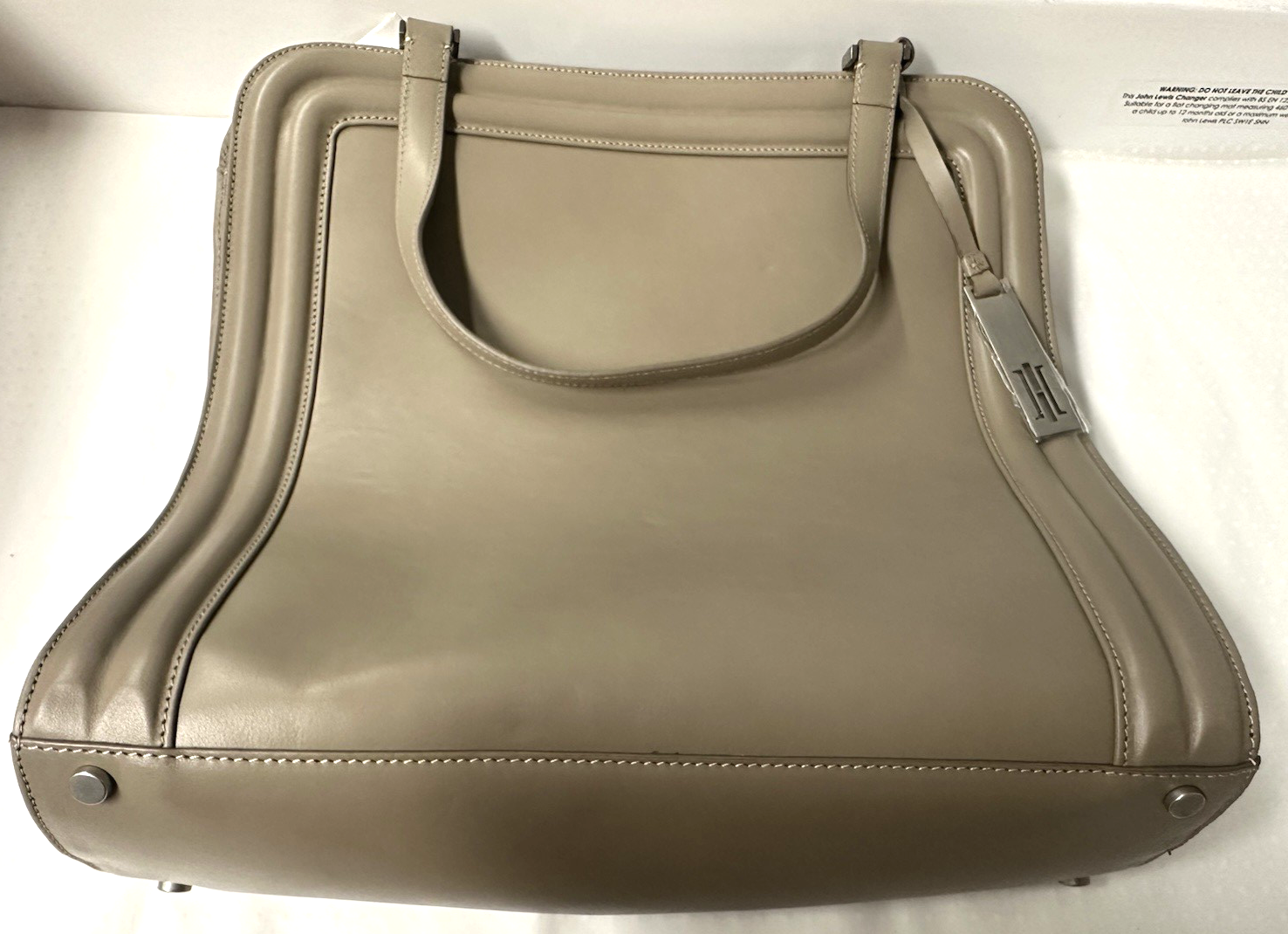 New! Hobbs fawn leather large tote Darcy shoulder bag