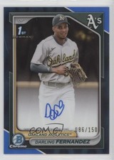 2024 Bowman Chrome Prospect Blue Refractor /150 Darling Fernandez Auto 16i3