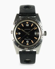 Longines Flagship Skin Diver reference 7982-20 with vintage Tropic strap