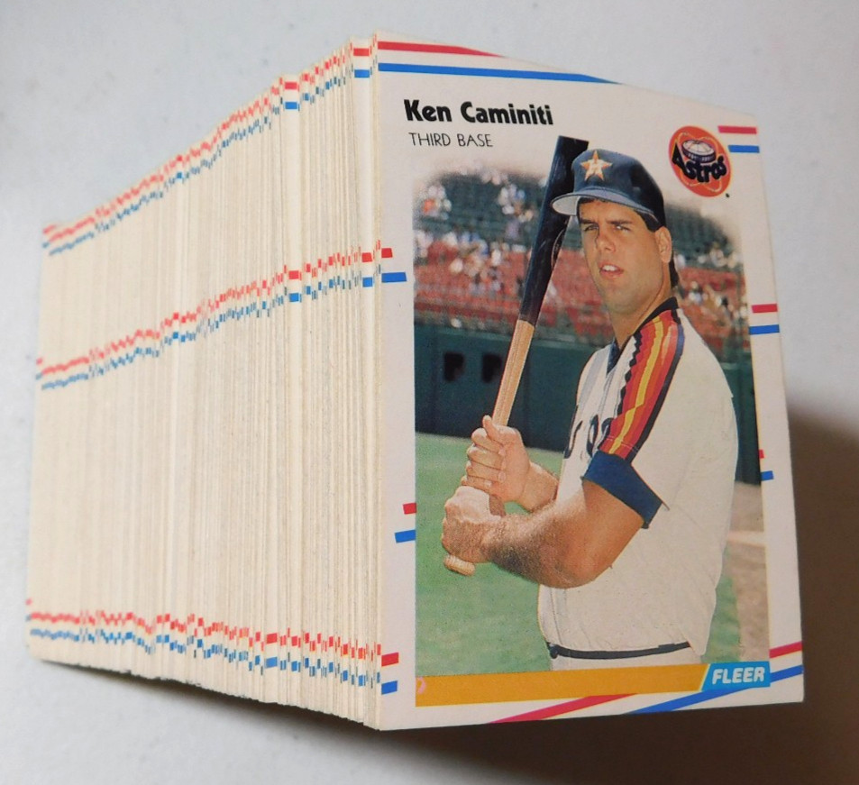 1988 FLEER BASEBALL YOU PICK CARD COMPLETE YOUR SET #'s 441-660 (item#N9)