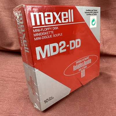 Maxell - MD2 - Minidiskette - 5.25 - 10 Stk - 2seitig - NEU/OVP