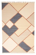 Vintage Hand Woven Traditional Kilim Rug 5'1" x 7'11" Oriental Wool Carpet