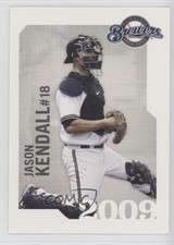 2009 Milwaukee Brewers Team Issue Jason Kendall 0m0