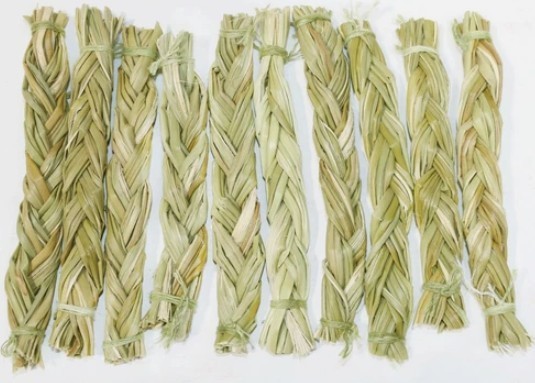 Sweetgrass Braids 4-5" Bulk 100 to 500 Pack Wholesale Energy Cleansing