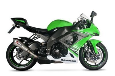 Scorpion Serket Taper Stainless Steel Exhaust for Kawasaki ZX10 R