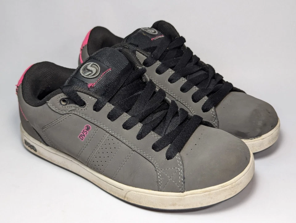 DVS Charge Zapatos de Skate Tenis Para Mujer Talla 9 Gris Rosa Foto 2 de 4