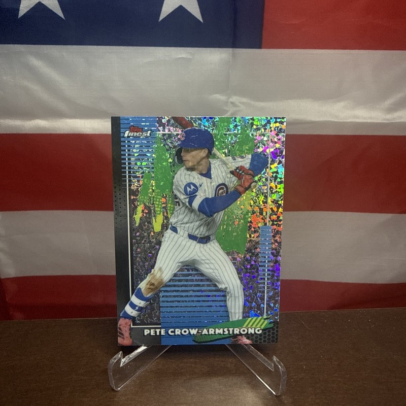 2026 Topps Finest #71 Pete Crow-Armstrong MINI DIAMOND REFRACTOR - Chicago Cubs