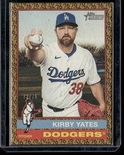 2025 Topps Heritage - Kirby Yates - #649 Color of the Year /76 - LA Dodgers