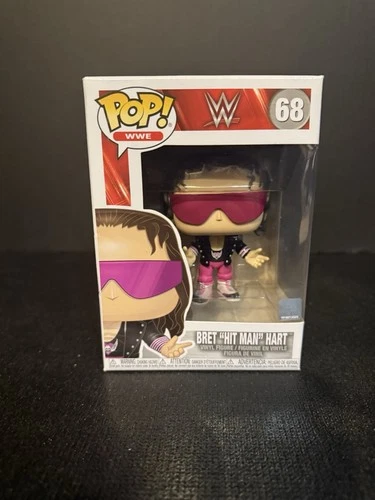 FUNKO POP ! BRET HIT MAN HART 68 POP WWE RARE