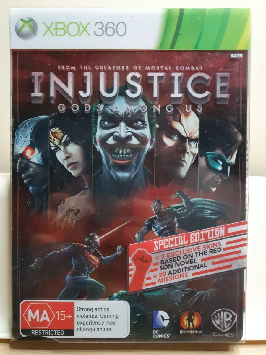 Injustice: Gods Among Us STEELBOOK for Microsoft Xbox 360, One & Series X |  2013 | eBay