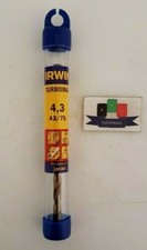 Irwin Joran 4.3 mm HSS Turbo Max Drill Bit - New And Sealed