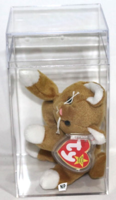 1993 VINTAGE MWMT'S 7.5'' TY BEANIE BABY BABIES NIP GOLD KITTY CAT - DOB 3/6/94