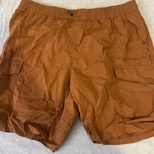 Alpine board shorts Large men  s burned Orange swimming casual summer