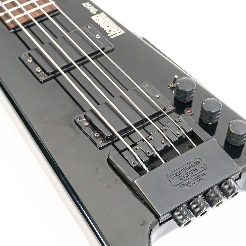 1988 Hohner Steinberger B2A Headless Electric Bass Black w 1988 Hohner Steinberger B2A Headless Electric Bass Black w
