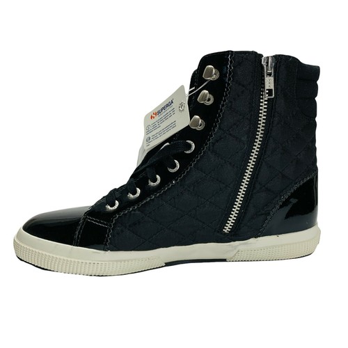 black superga boots