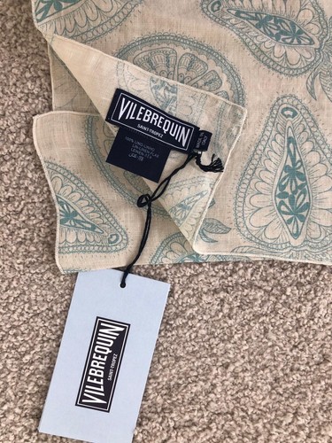 Neu mit Etikett authentisch Vilebrequin Bandana/Schal/Gesichtsbedeckung 29"x9,5" Italien - Bild 3 von 5