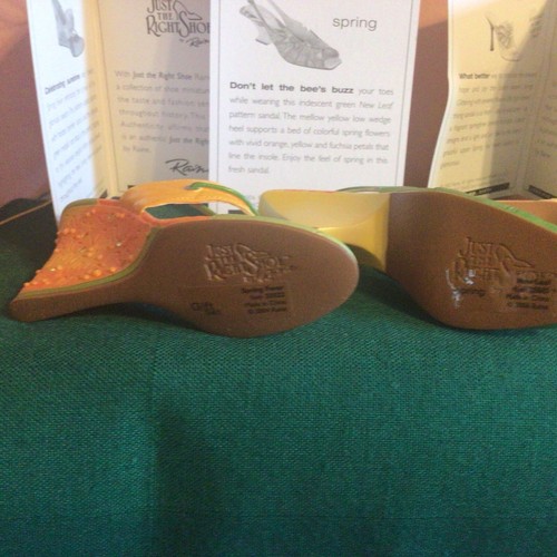 4 Just The Right Shoe Spring Theme FEVER-SPRINGTIME ROMANCE-SUNDAY BEST-NEW LEAF - Picture 9 of 19