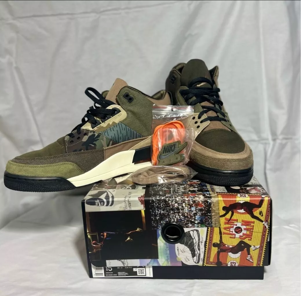 RARE sz 15 Air Jordan 3 Retro SE Patchwork” Box and extra laces included!