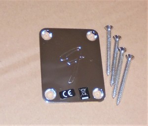 Telecaster /"F/" Neck plate RELIC 4-bolt OLD AGED ANTIQUE Fender Stratocaster