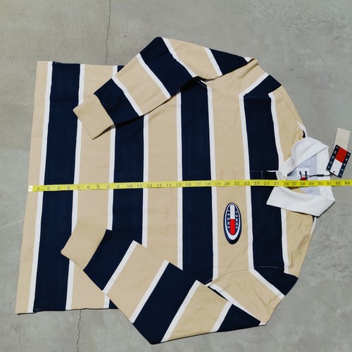 Tommy Hilfiger Tommy Jeans Archive Oversized Rugby Shirt Striped Mens XL NEW NWT - Picture 7 of 14