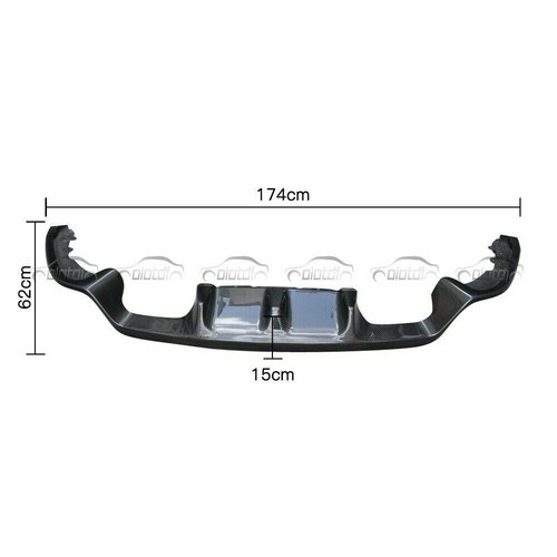 Difusor labio trasero estilo 3D cupé fibra de carbono para BMW F87 M2 M2C 2016 UP - Imagen 2 de 11