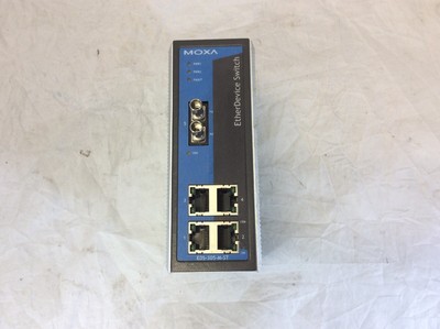 Moxa Technologies EtherDevice 4 Port Ethernet Fiber Fibre Switch EDS-305-M-ST-T