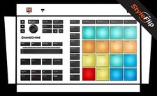 NI Maschine Mikro MK3 Skins Color White Protective Decal StyleFlip Skins