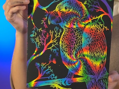 Marvin's Magic - Super Bright Scratch Art - x48 Premium Magic Scratch Boards - Picture 4 of 9