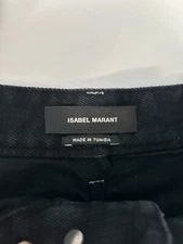 Isabel Marant Black Denim Skirt - Used Like New - Size 38
