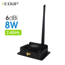 EDUP 8W Wifi Booster 2.4Ghz Wifi Power Signal Amplifier Router Range Extend Wire