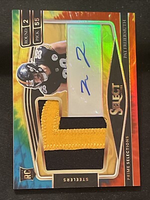 2021 Select Pat Freiermuth Rookie Prime Selections Signatures Tie-Dye SP 20/25