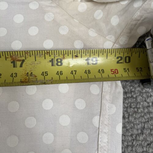 Gitman Bros x Journal Standard Shirt Mens Medium Grey Spotted Polka Long Sleeve - Picture 4 of 17